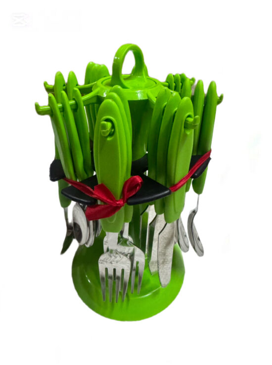 Galda piederumu komplekts Signature, zaļš