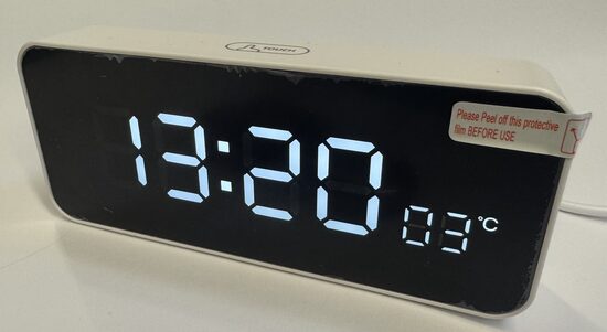 Elektroniskais galda pulkstenis Minimalist collection