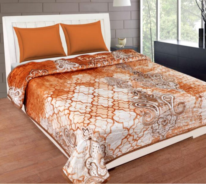 Sarla Shahi Royal orange pleds 165x225 cm