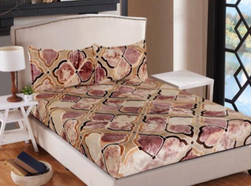 Sarla Shahi Light Clove pleds 165x225 cm