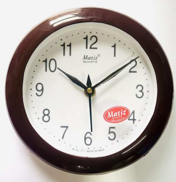 Matiz apaļais sienas pulkstenis 12 cm